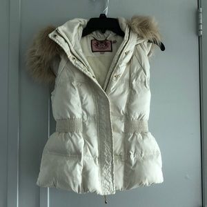 Juicy couture winter puffer vest